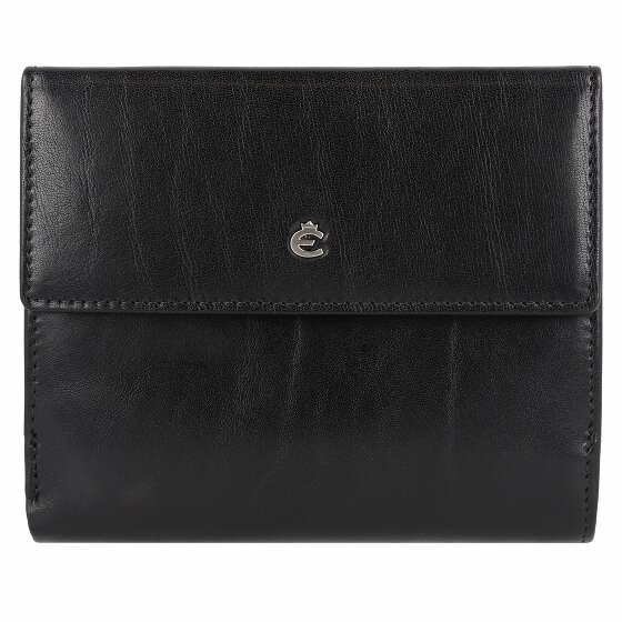 Esquire Toscana Portfel Ochrona RFID Skórzany 12 cm schwarz