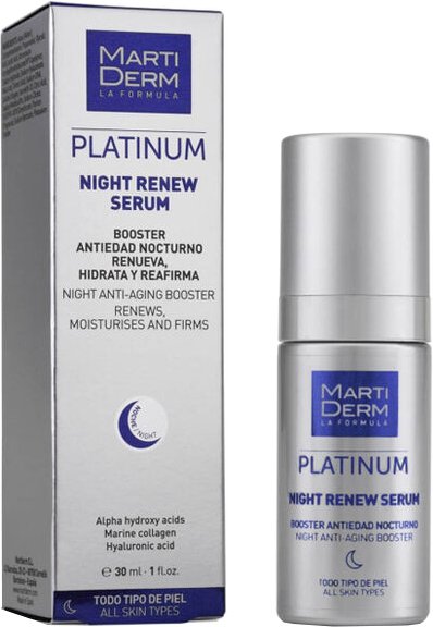 Serum do twarzy Martiderm Night Renew Serum 30 ml (8437015942384). Serum do twarzy