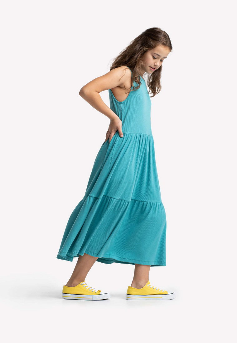 Długa sukienka dziewczęca w prążek G-NILA JUNIOR