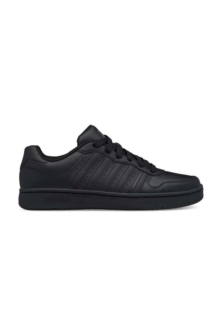 K-Swiss sneakersy skórzane COURT PALISADES kolor czarny 06931.001.M