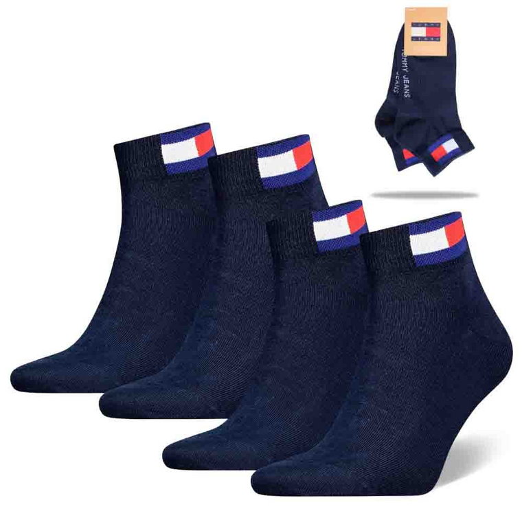 Tommy Hilfiger Skarpety Męskie Zakostki Duże Logo 35/38