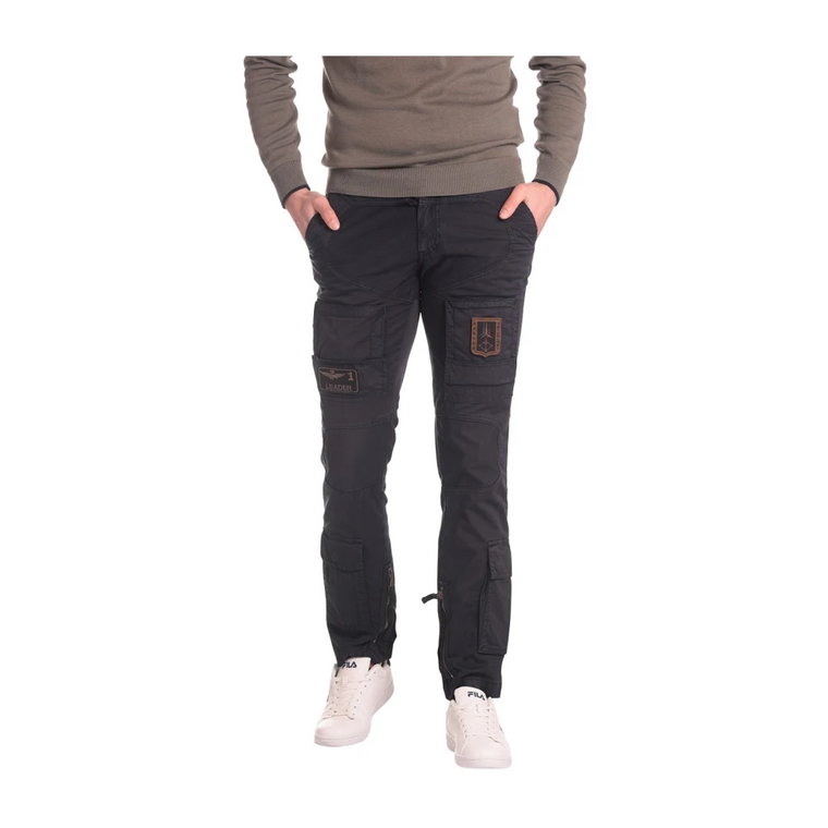 Slim-fit Trousers Aeronautica Militare