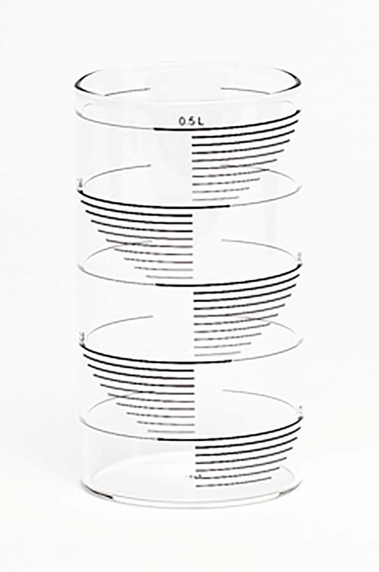 Tre Product zestaw szklanek Rectangle Stripes 500 ml 4-pack