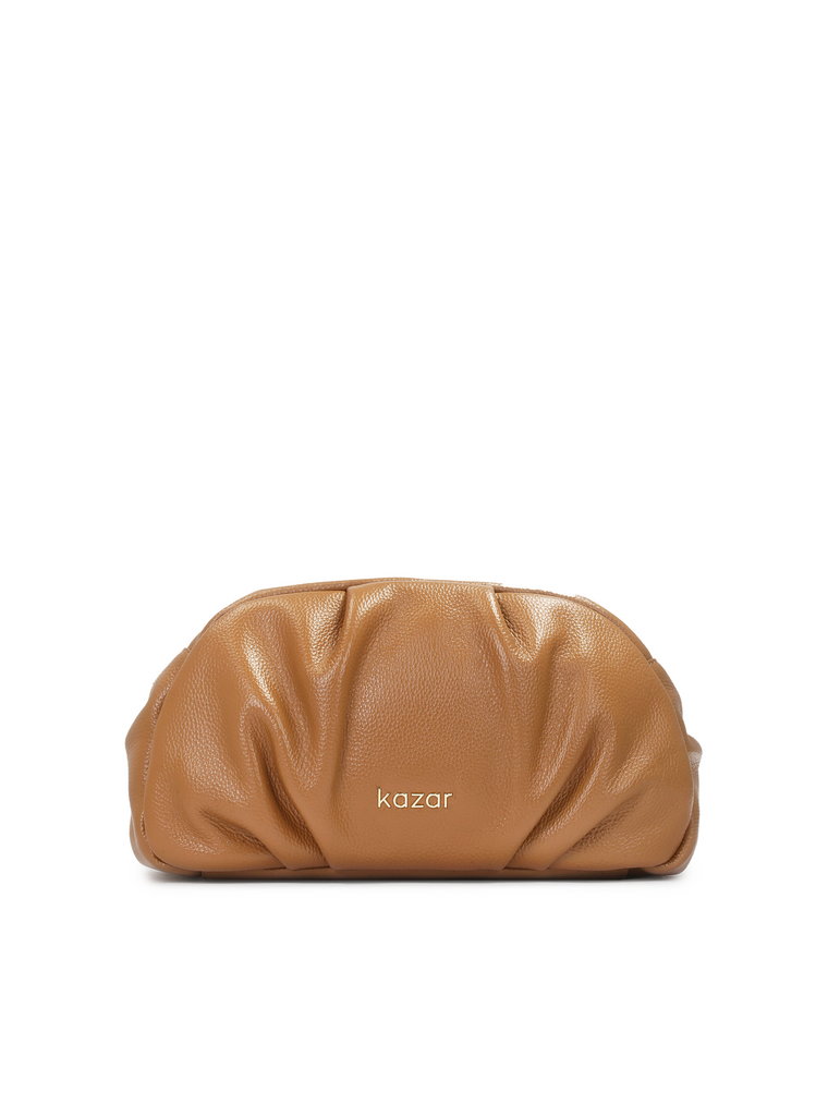 Skórzana pouch bag w kształcie chmurki