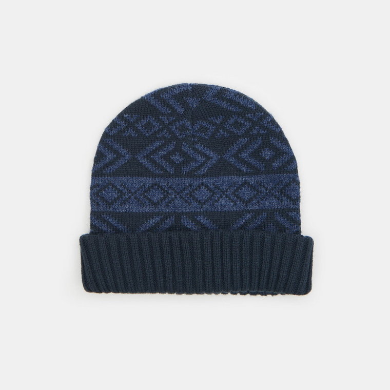 Sinsay - Czapka beanie - Granatowy