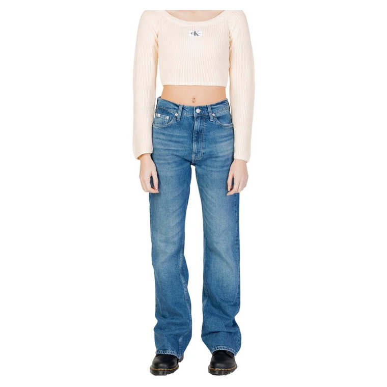 Autentyczne Bootcut Jeansy Calvin Klein Jeans