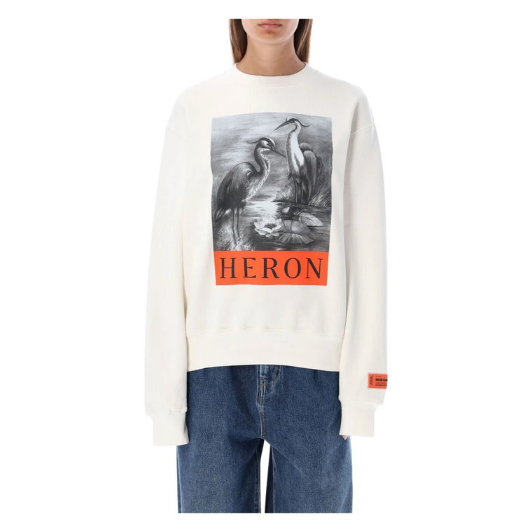 NF Heron BW Crewneck Sweter Heron Preston