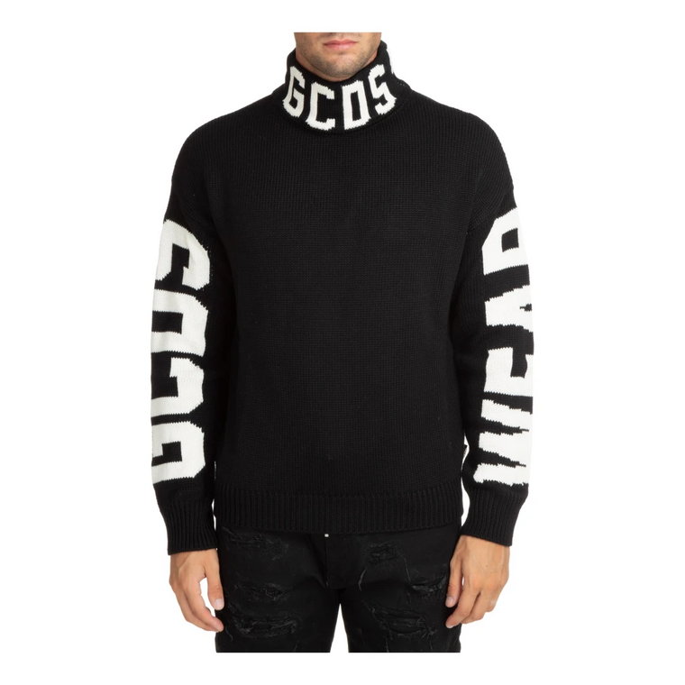 Band Logo Roll-neck sweater Gcds