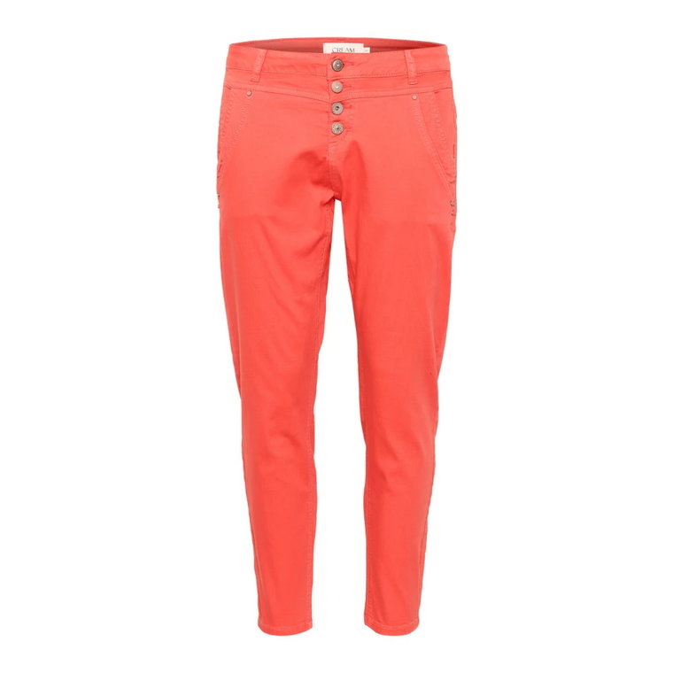 Twill 7/8 Baiily Fit Spodnie Hot Coral Cream