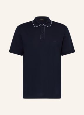 Brioni Koszulka Polo Z Piki blau