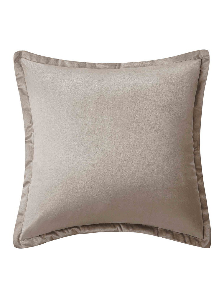 Poszewka velvetowa Soft 40x40 A464 - ciemnobeżowa