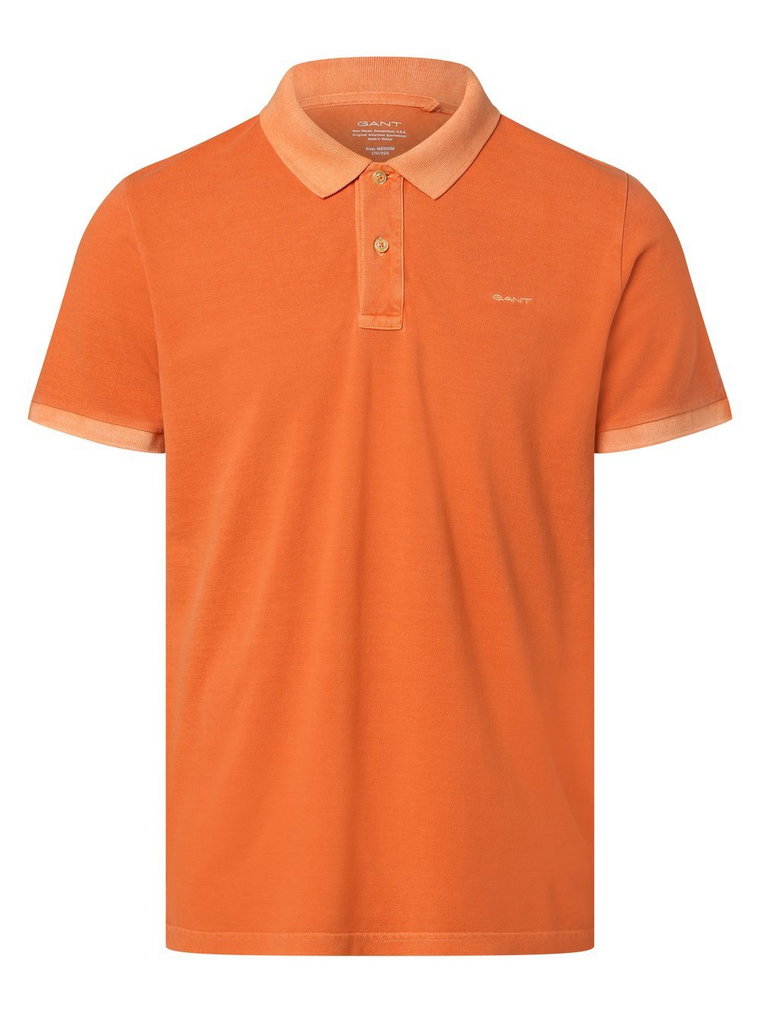 Gant - Męska koszulka polo, pomarańczowy