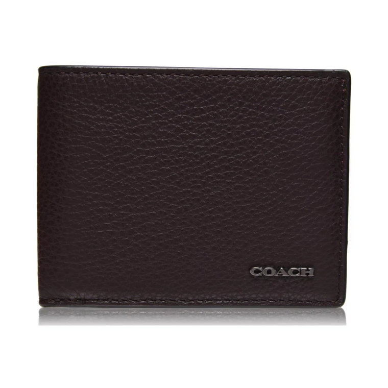 Oak Pebble Skórzany Portfel Bifold Coach