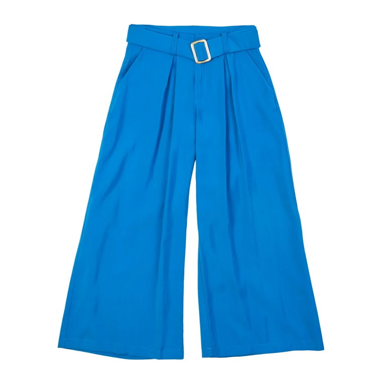 Niebieskie Spodnie z Szerokimi Nogawkami dla Dziewczynek Marc Ellis