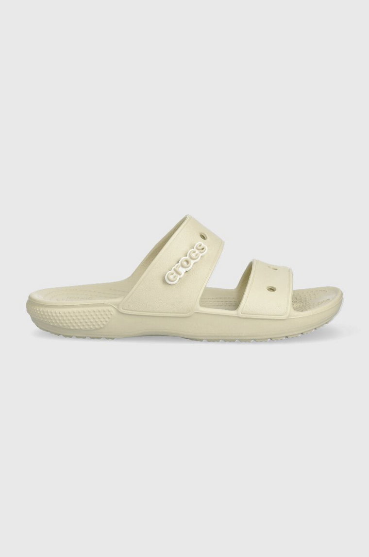 Crocs klapki Classic Sandal damskie kolor beżowy 206761