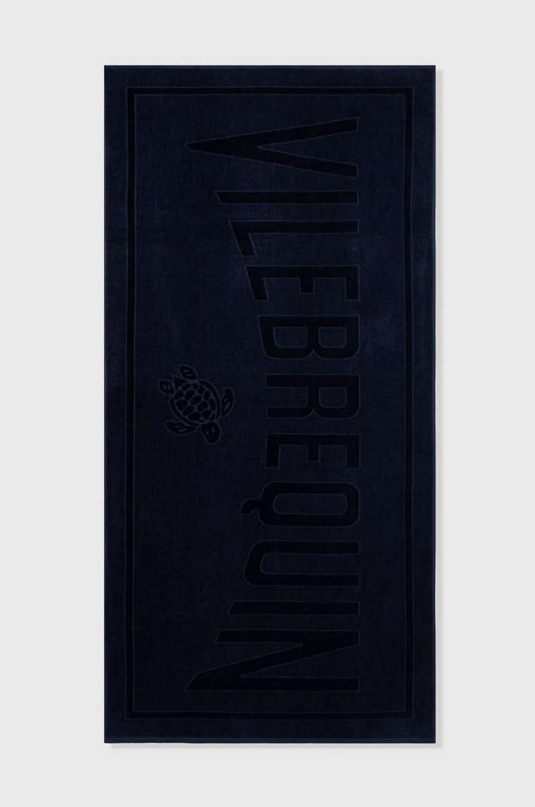 Vilebrequin ręcznik bawełniany SAND 90 x 180 cm kolor granatowy SANC1200