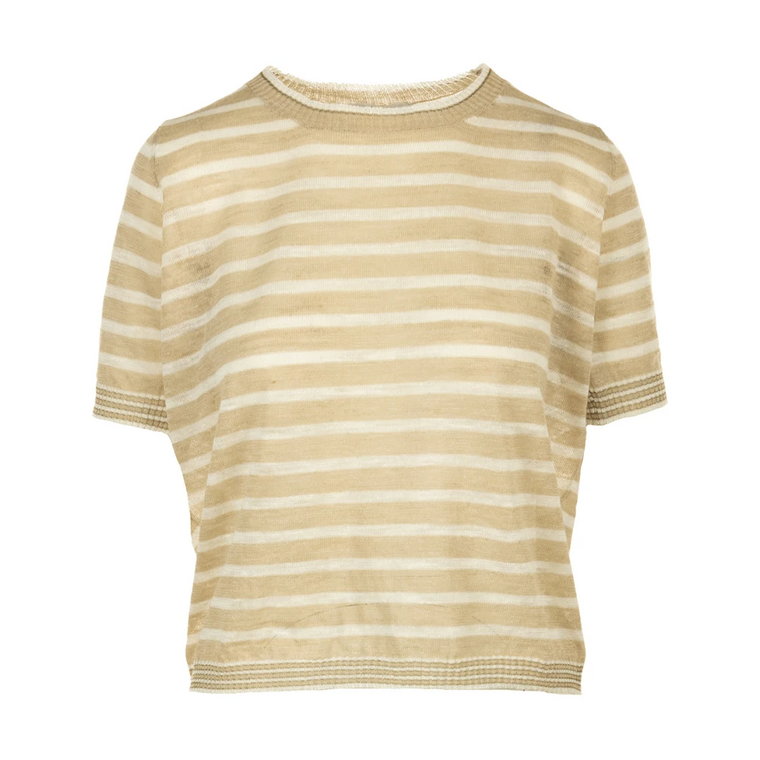 Naturalny Top T-shirt Maliparmi