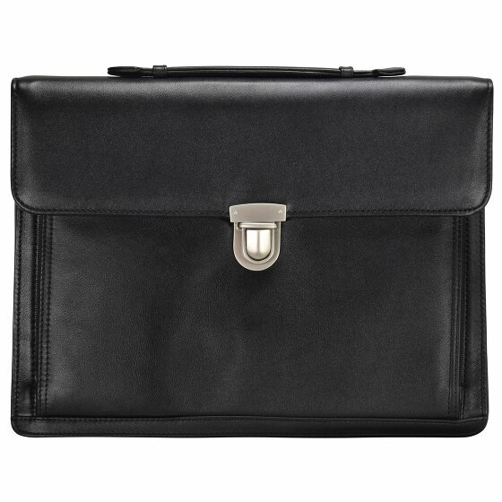 Dermata Briefcases Briefcase Leather 36 cm black