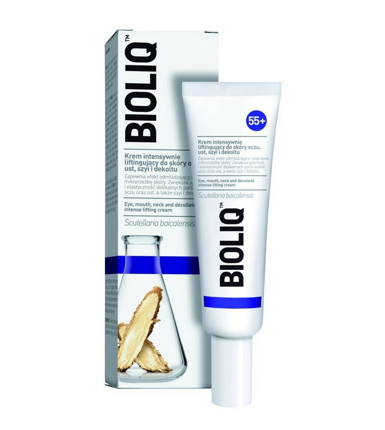 Bioliq 55+ - krem intensywnie liftingujący do skóry oczu, ust, szyi i dekoltu 30ml