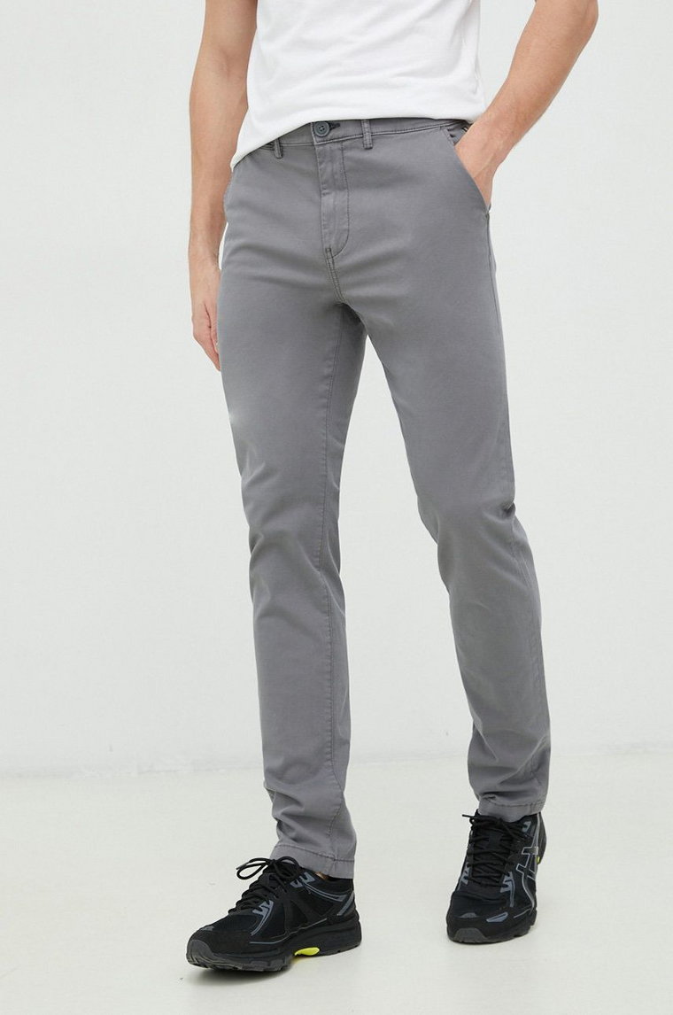 Napapijri spodnie M-Puyo męskie kolor szary proste NP0A4H1FH311