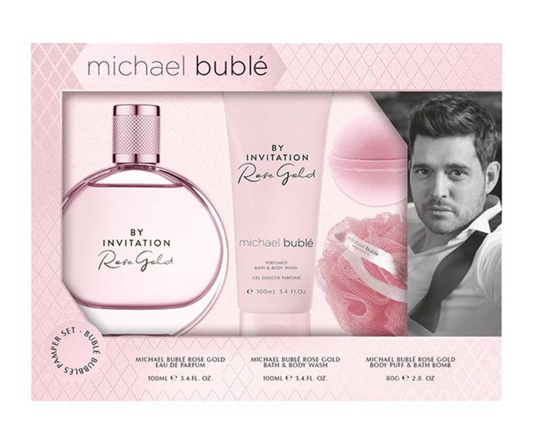 Michael Buble - woda perfumowana dla kobiet Rose Gold 100ml Git Set