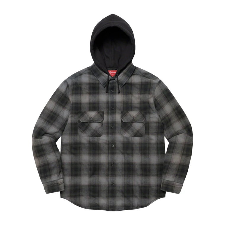 Limitowana edycja Flannel Zip Up Shirt Supreme