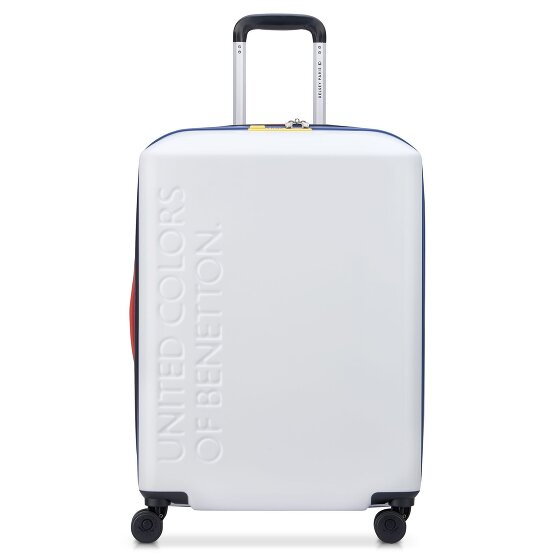 Delsey Paris x Wózek 4-kołowy United Colors of Benetton 66 cm white