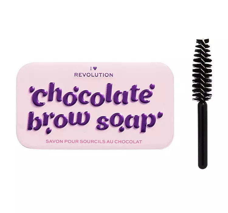 I HEART REVOLUTION CHOCOLATE BROW SOAP PRZEZROCZYSTE MYDŁO DO BRWI ZE SZCZOTECZKĄ 10G