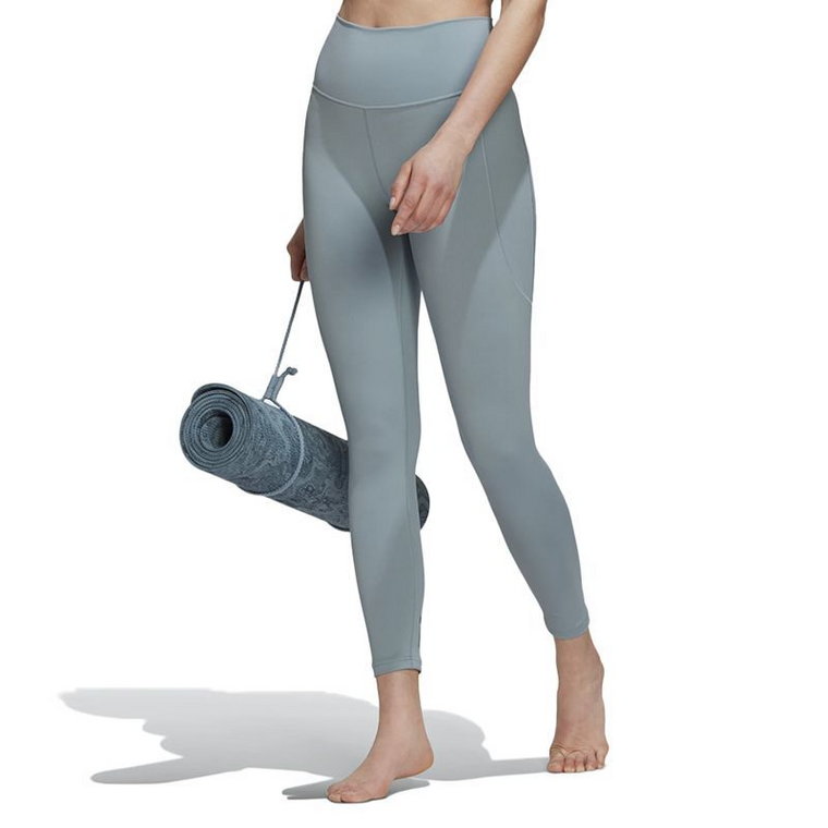 Legginsy adidas Yoga Studio 7/8 HC6639 - szare