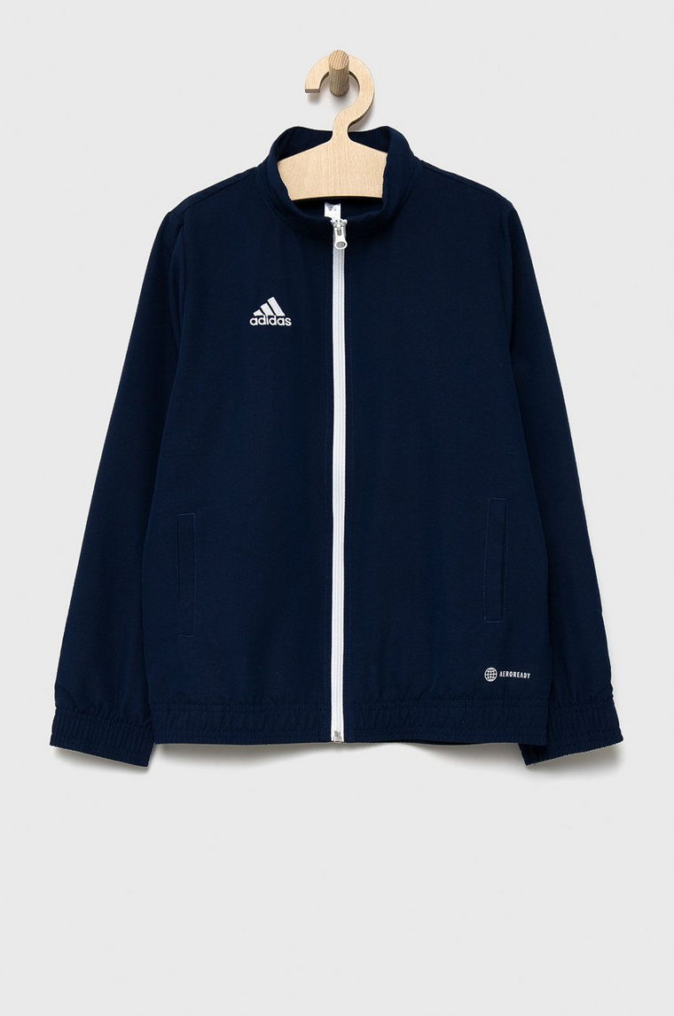 adidas Performance bluza dziecięca H57482 kolor granatowy z aplikacją