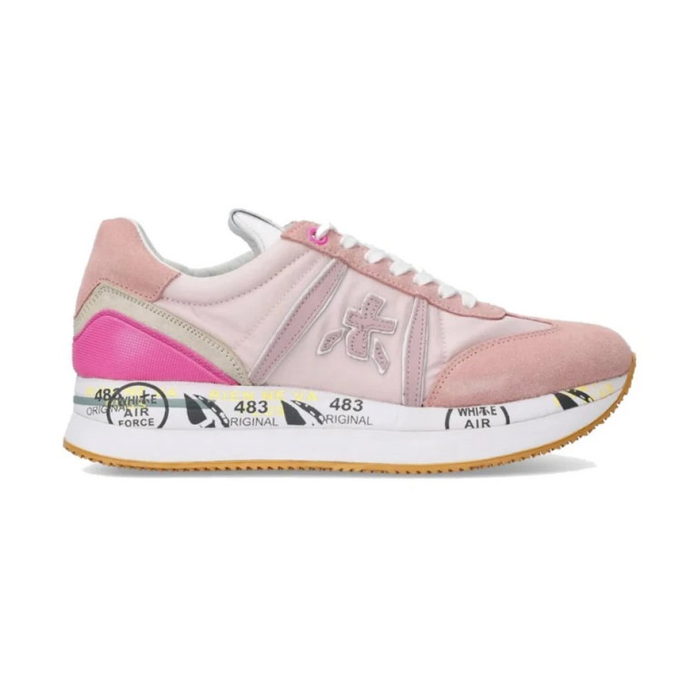 Sneakersy Conny 5615 dla kobiet - Różowe - Rozmiar 39 Premiata