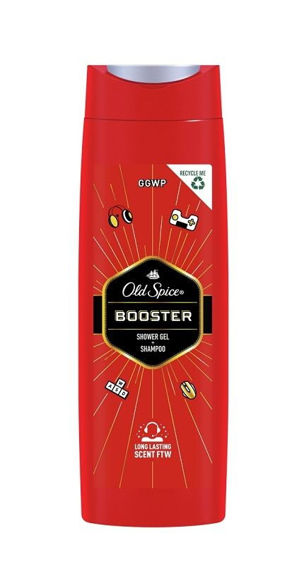 Old Spice Żel pod prysznic i Szampon Booster