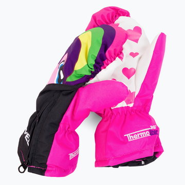 Rękawice snowboardowe dziecięce Level Lucky Mitt różowe 4146 | WYSYŁKA W 24H | 30 DNI NA ZWROT