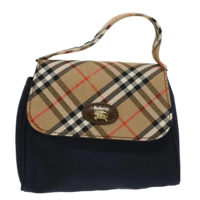 Pre-owned Canvas shoulder-bags Burberry Vintage