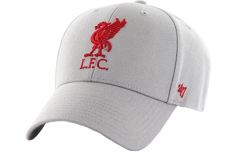 47 Brand EPL FC Liverpool Cap EPL-MVP04WBV-GY, Męskie, Szare, czapki z daszkiem, akryl, rozmiar: One size