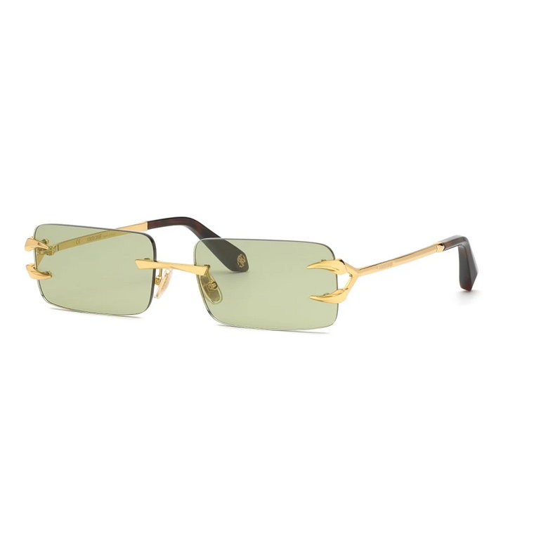Złote Okulary Przeciwsłoneczne Roberto Cavalli