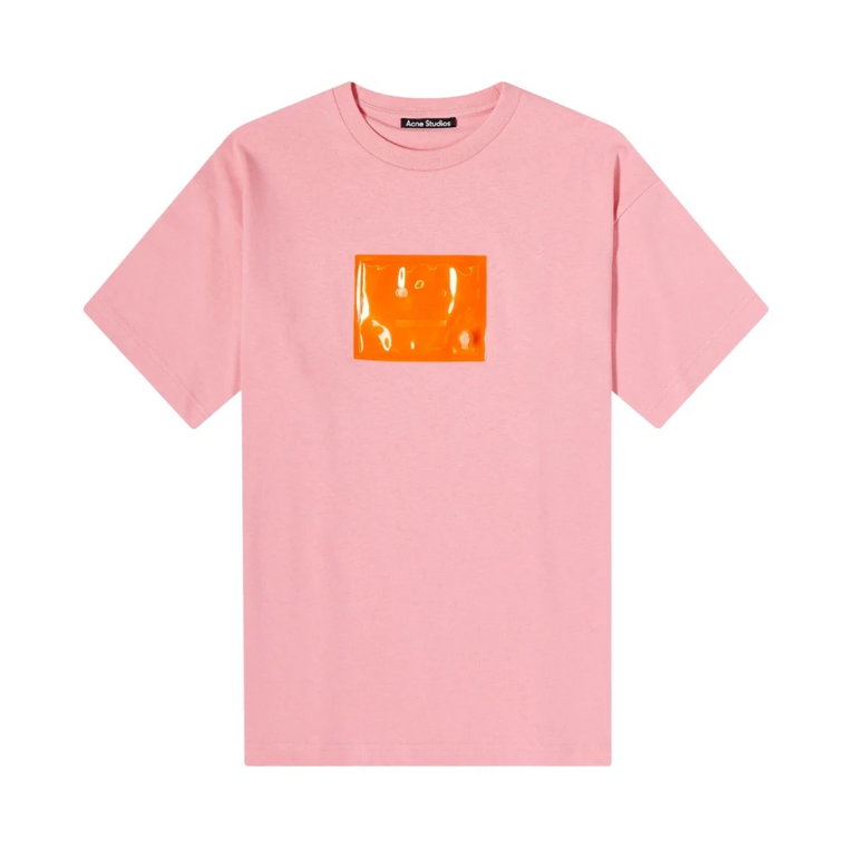 Bubblegum Pink Logo T-Shirt Acne Studios
