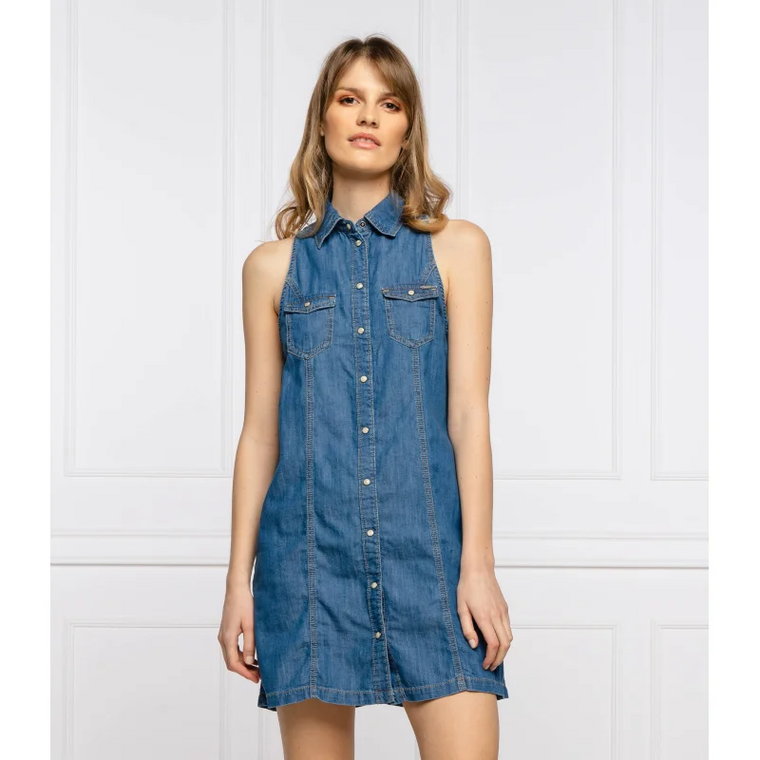 Pepe Jeans London Sukienka JESS | denim