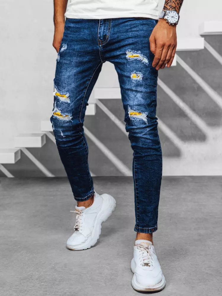 Spodnie męskie jeansowe niebieskie Dstreet UX3932