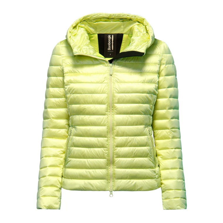 Bright Nylon Hooded Jacket with Synthetic Padding BomBoogie
