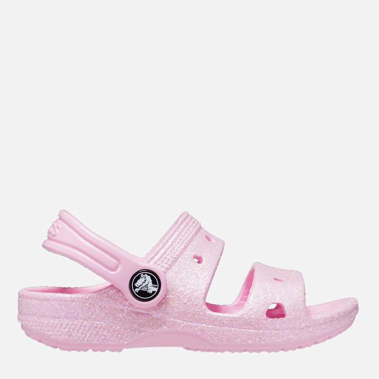 Sandały dziecięce dla dziewczynki Crocs Classic Crocs Glitter Sandal TCR207983 27-28 Różowe (196265256235). Sandały dziewczęce