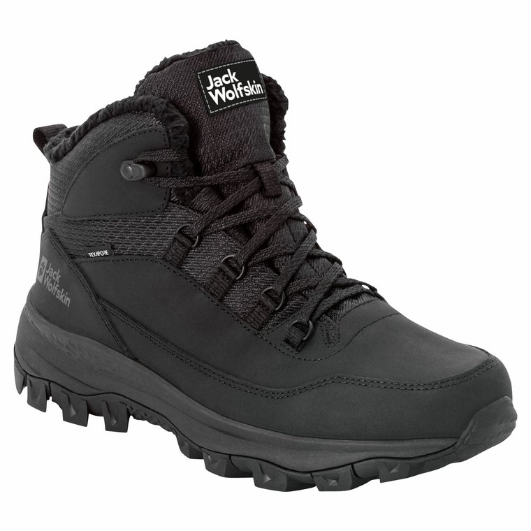 Męskie buty zimowe Jack Wolfskin EVERQUEST TEXAPORE MID M black - 40