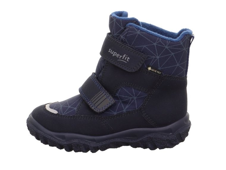 SUPERFIT Trzewiki zimowe chłopięce HUSKY granatowe (membrana GORE-TEX, ocieplenie) 30