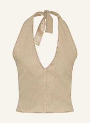 Jacquemus Top Z Lnu Le Haut Linu beige