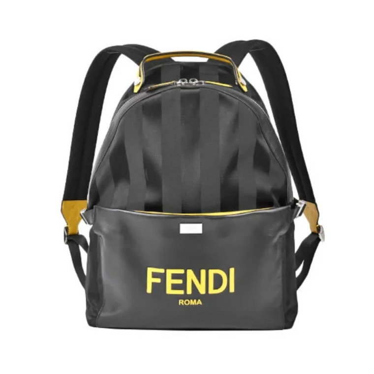 Pre-owned Leather backpacks Fendi Vintage