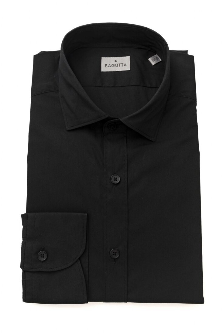 Koszula marki Bagutta model 11596 BERLINO kolor Czarny. Odzież męska. Sezon:
