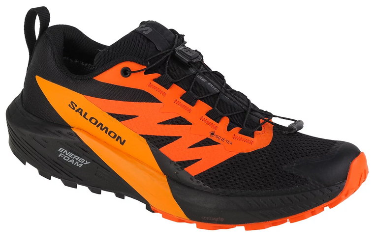 Salomon Sense Ride 5 GTX 471473, Męskie, Czarne, buty do biegania, tkanina, rozmiar: 46