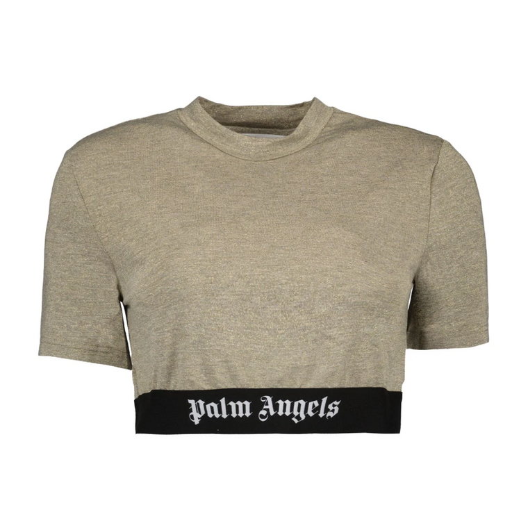 Krótki Rękaw Crop T-Shirt Palm Angels