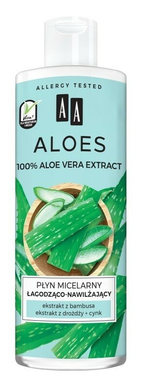 AA Aloes - płyn micelarny łagodząco-nawilżający 400ml