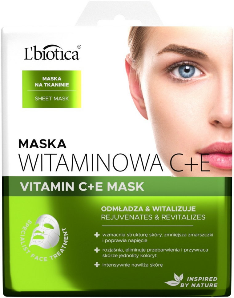 L'biotica C+E - maska witaminowa na tkaninie 23ml